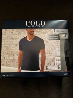 Polo Ralph Lauren V-Necks slim fit 3pack